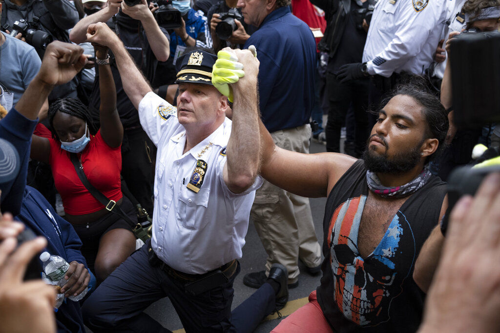 APTOPIX America Protests New York
